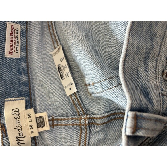 Madewell Selvedge Kaihara Denim Jeans Mens 30 30 1991 Straight Leg Kentfield New - Picture 9 of 16